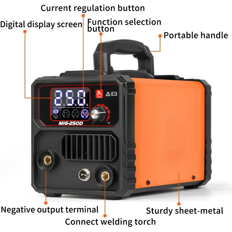 #   220v 120a digital elétrico mma co2 gasless fluxo núcleo mag máquina de solda máquina de solda mig soldadura mig soldagem sem ga