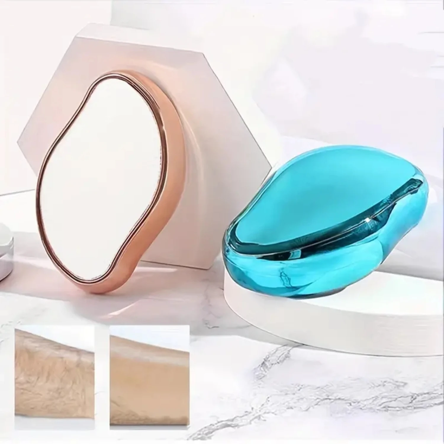 New Efficient, Exquisite, and Easy-to-Use Portable Nano Crystal Hair Grinder - Gentle Manual Hair Exfoliator for Ladies - Precis