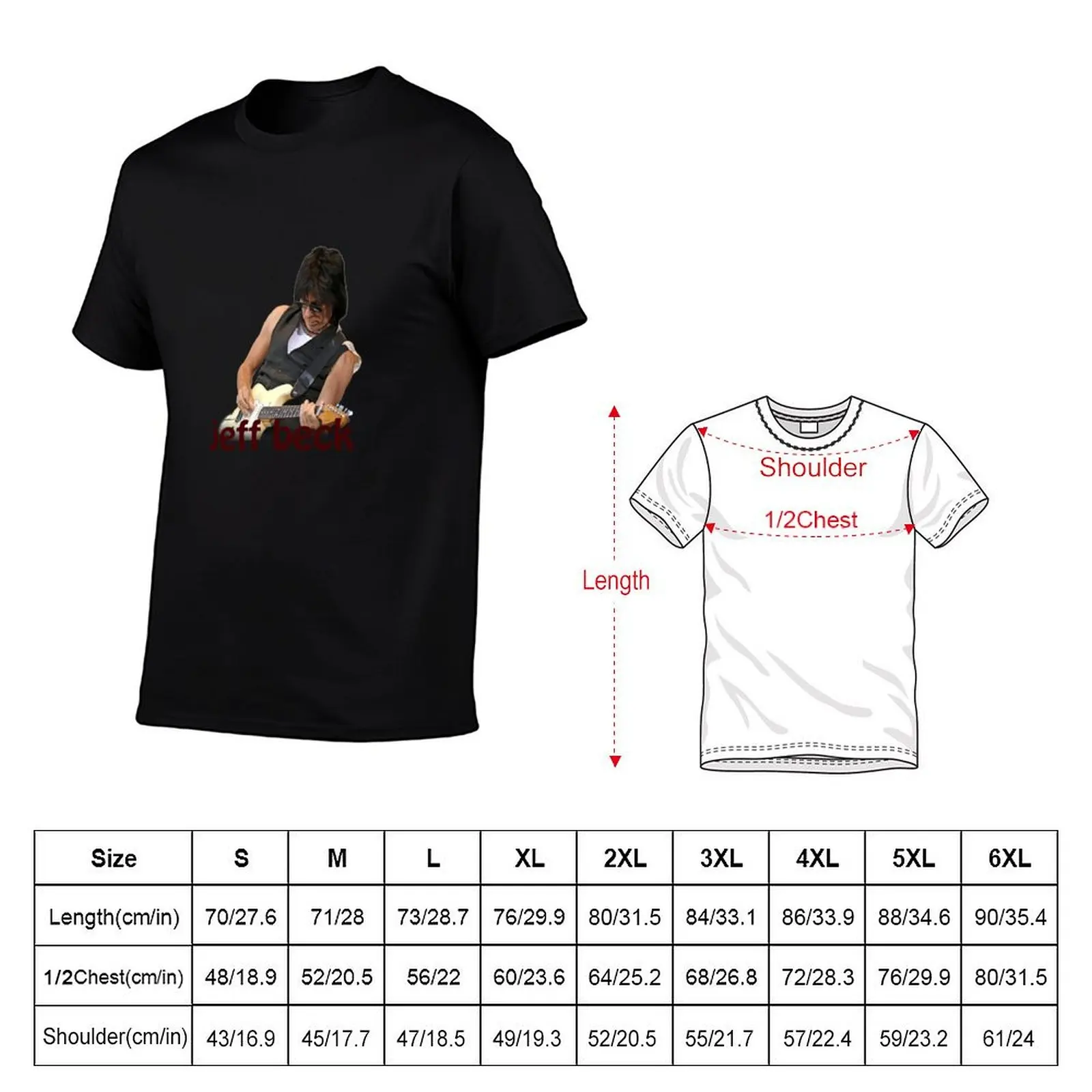 jeff beck T-Shirt anime figures basketball graphic tees sweat shirts, men