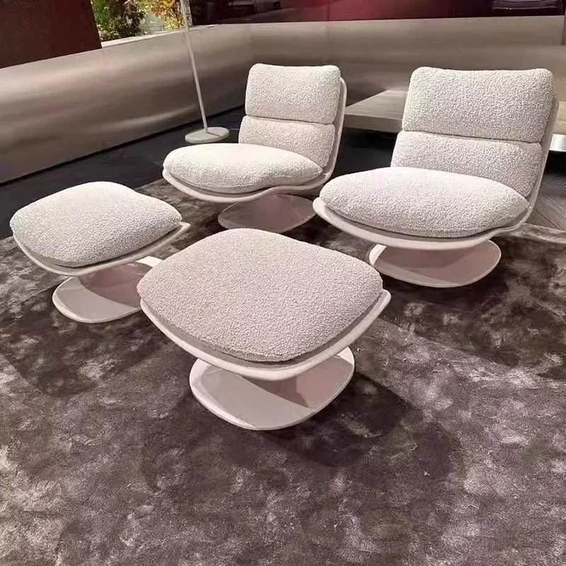 Lazy sofa chair villa model room Italian Internet celebrity rotating leisure chair