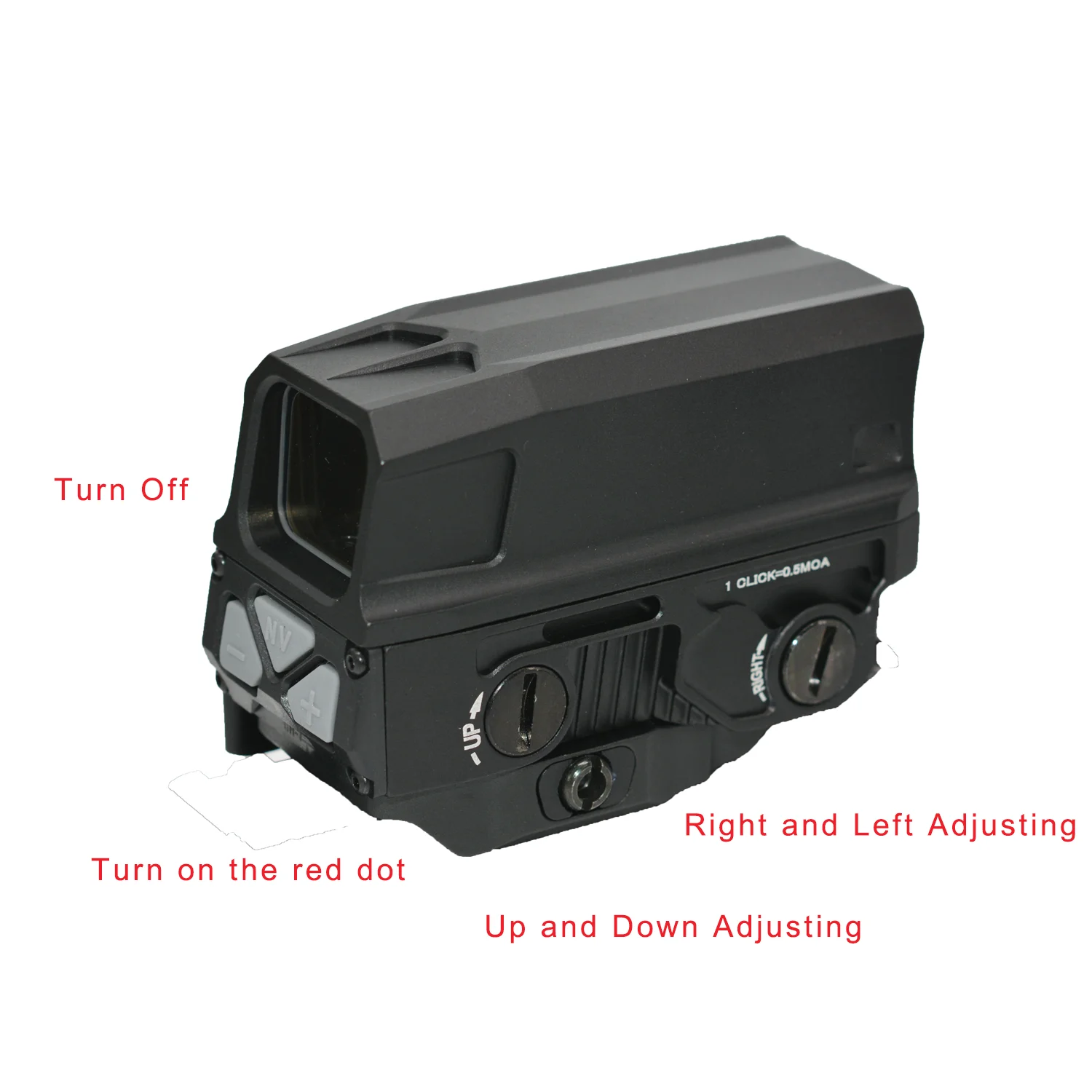 Tactical Optics Gen II Holographic Red Dot Sight for Hunting Dynamic with Full Marking