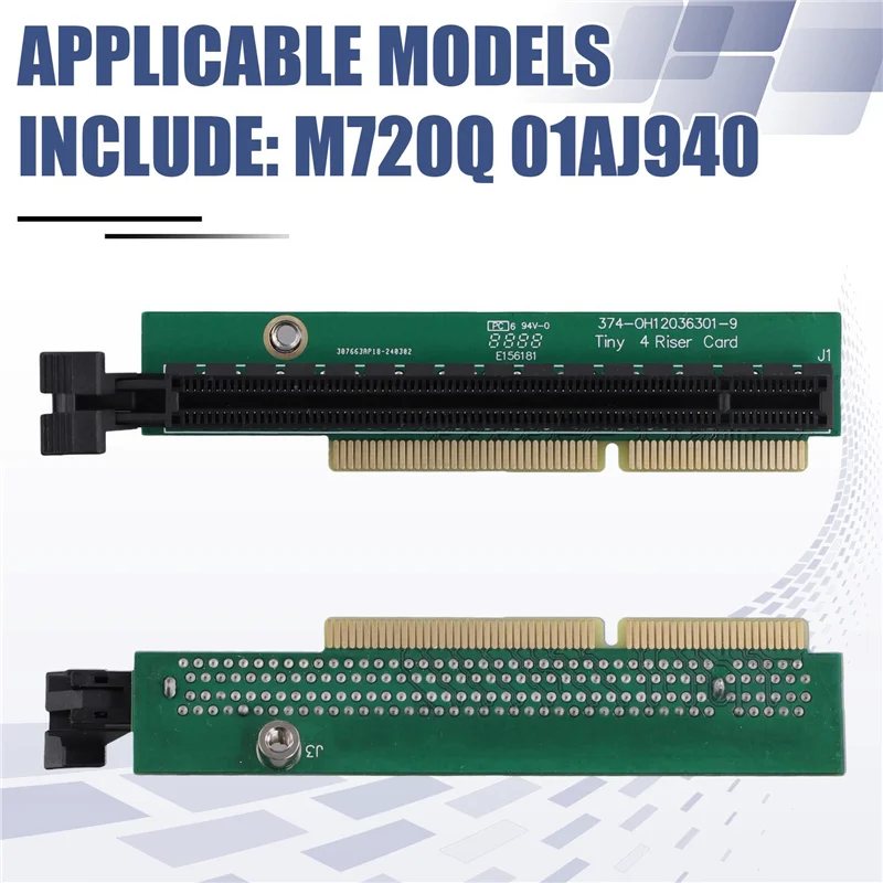 5X PCI-E графическая карта-адаптер Tiny 4 Riser Card для моделей Lenovo Tiny4 серии M720Q 01AJ940 PCIE Riser Card