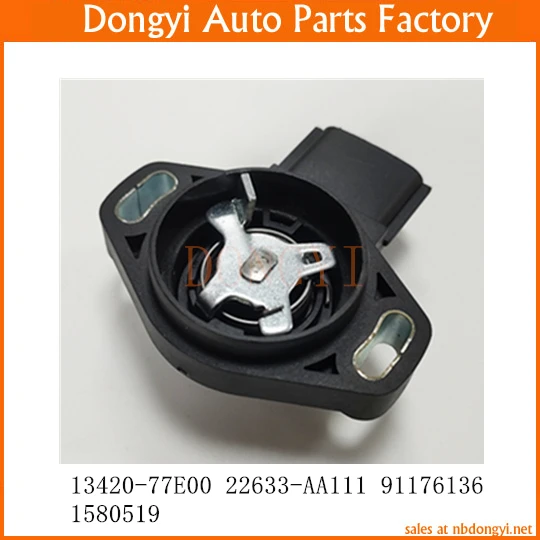 Throttle Position Sensor TPS OE No. 13420-77E00 1342077E00  22633-AA111 22633AA111 91176136 1580519