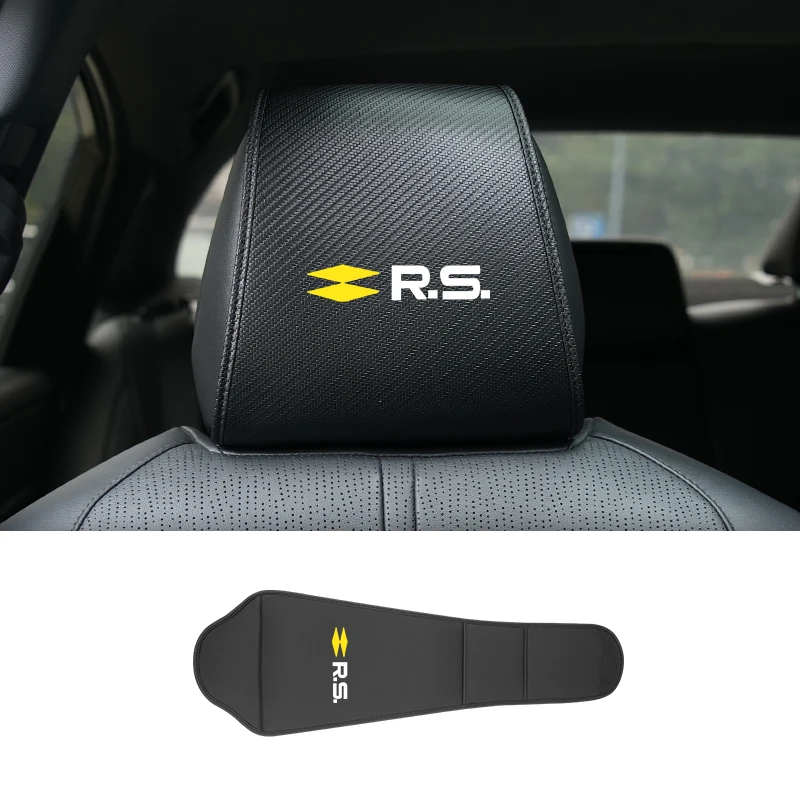 Car Seat Headrest Protector Head Neck Pillow Cover Auto Accessories For Renault Koleos Megane Espace Kadjar Duster Symbol Scenic