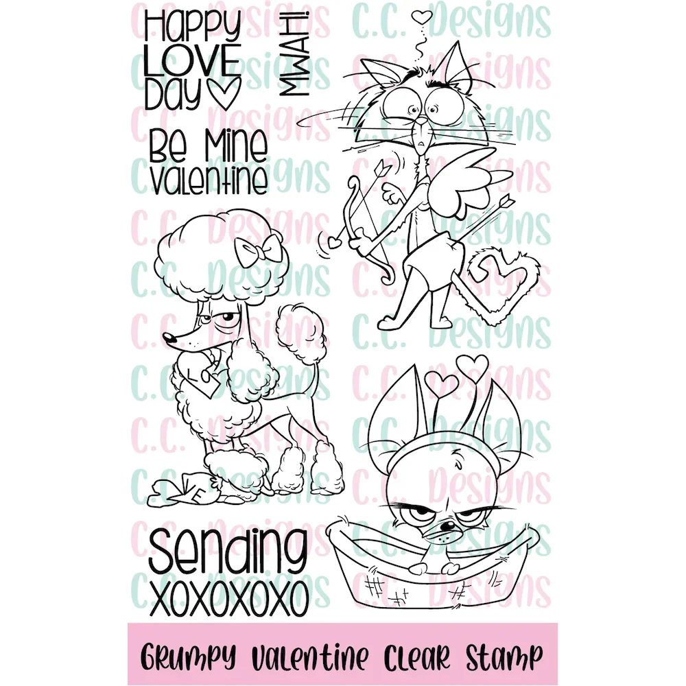 Sparkle Unicorn Clear Swissie Love Clear Stamp Set 2025 New For Diy Scrapbooking Crafts Maker Photo Album Template Handmade — zdjęcie 6
