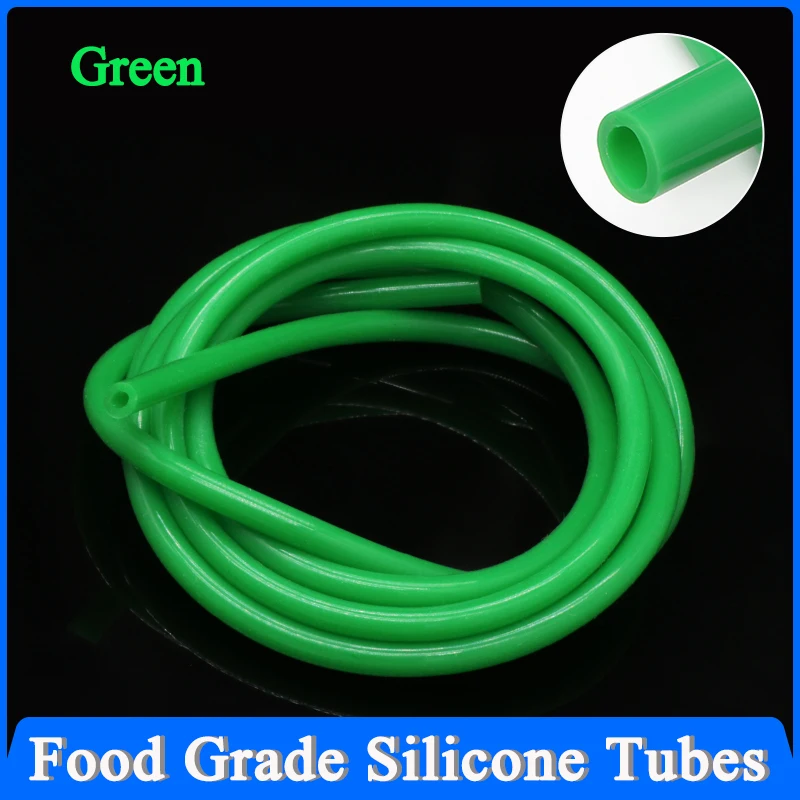 

1/3/5/10M Food Grade Silicone Tube Green Flexible Rubber Hose Aquarium Air Irrigation Pipes Water Connector Garden Hoses