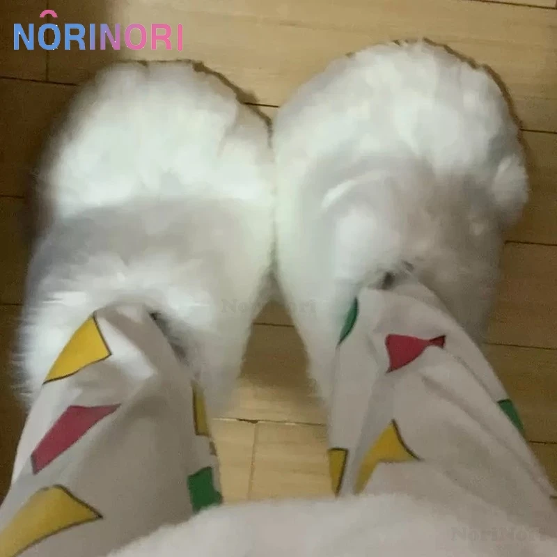 Fursuit Cosplay Paw Shoes Kigurumi Boots 35-45 Accessories Furry Kig Cosplay Cat Boots Cute Fluffy Animal Manga Party Wearable