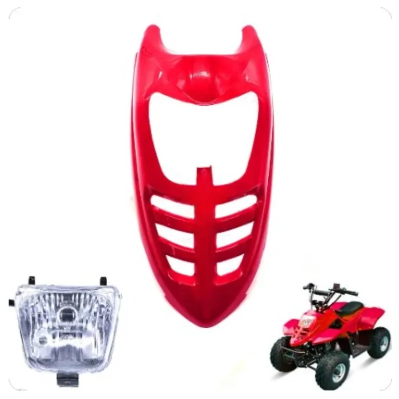 

Motorcycle Headlight Cover For 50cc 70cc 110cc Quad ATV Motorcycle Headlight Headlamp Headlight Only Sparately 1pcs