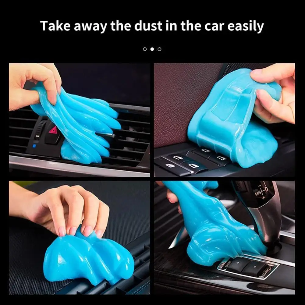 Soft Dust Cleaning Glue Reusable Super Clean Mud Slimy Gel For Home Phone Car Pc Laptop Keyboard Sticky Wiper Dust Dirt Wip