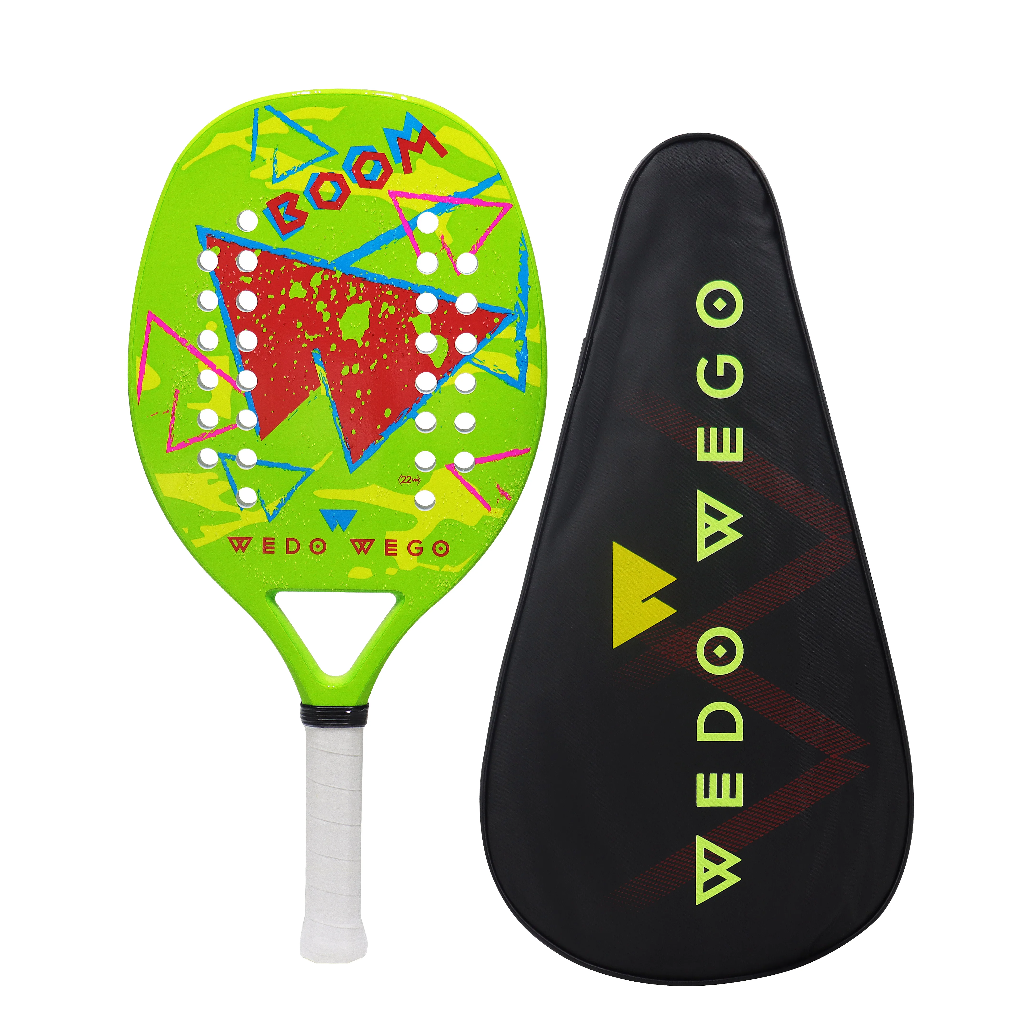 

Beach Tennis Racket Carbon Fiber Professional Carbon Fiber Surface Profil Well Balance Lifghrweight Outdoor Sports