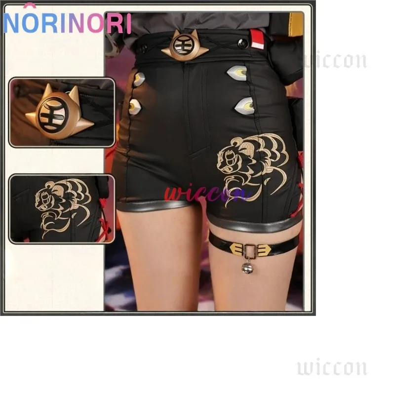 CyGame Zenless Zone Zero Ju Fufu أزياء أنيمي التأثيرية فروي Kawaii معطف لطيف فستان الأذن ClawTiger بذلة مجموعة Ju Fufu شعر مستعار الدعاوى