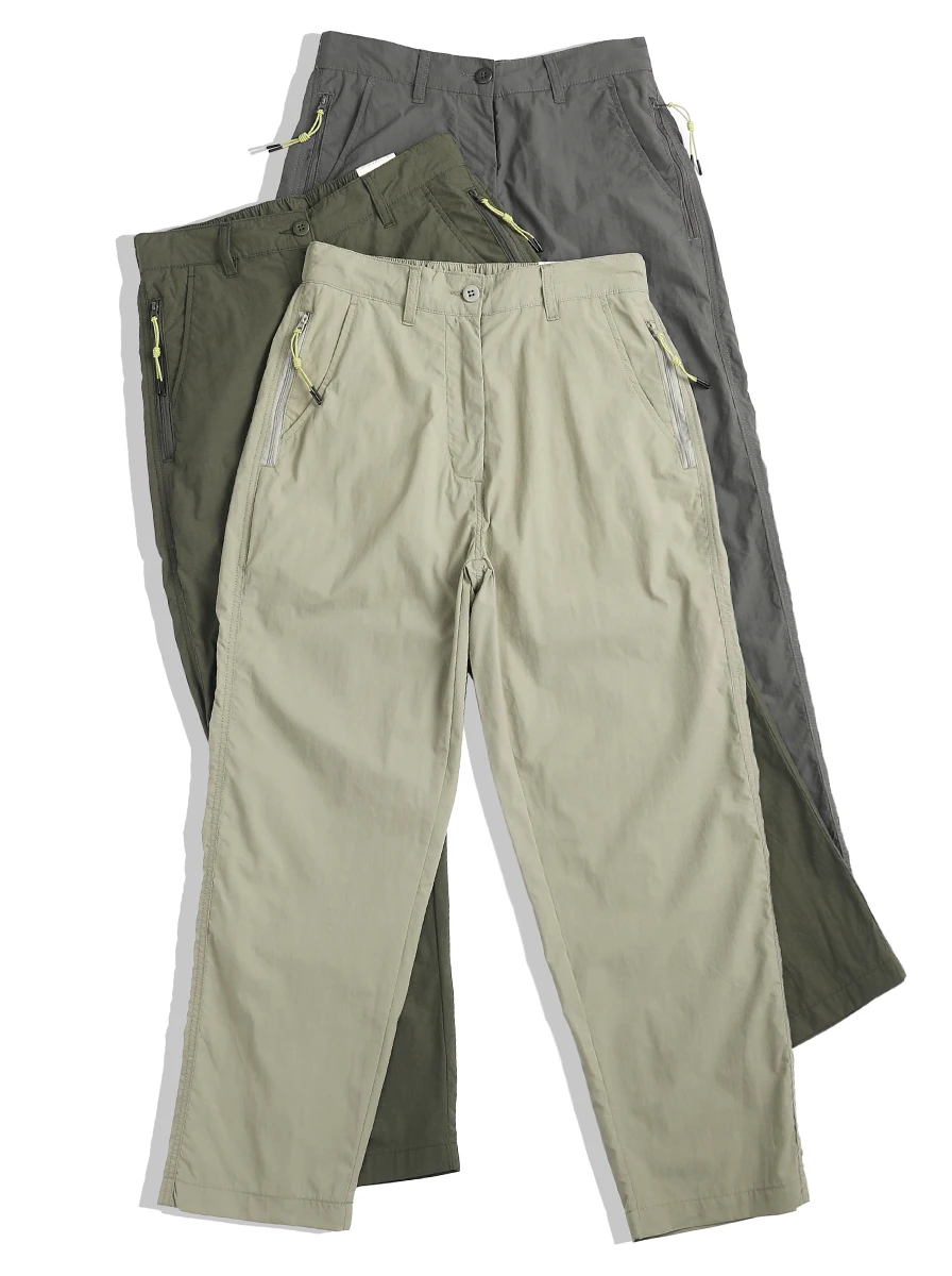 

Легкие Qui-Dry летние мужские повседневные прямые рабочие брюки для улицы, износостойкие брюки свободного покроя для отдыха