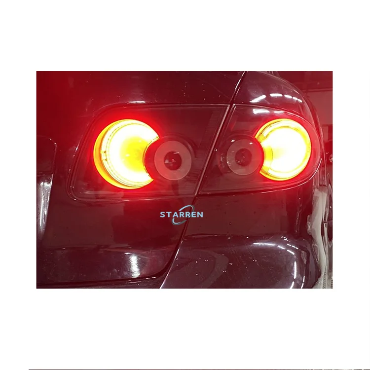 2003-2015 업그레이드 된 LED 플러그 앤 플레이 엔젤 아이 리어 테일 라이트 키트 Mazda 6 용 고품질 LED 리어 테일 라이트
