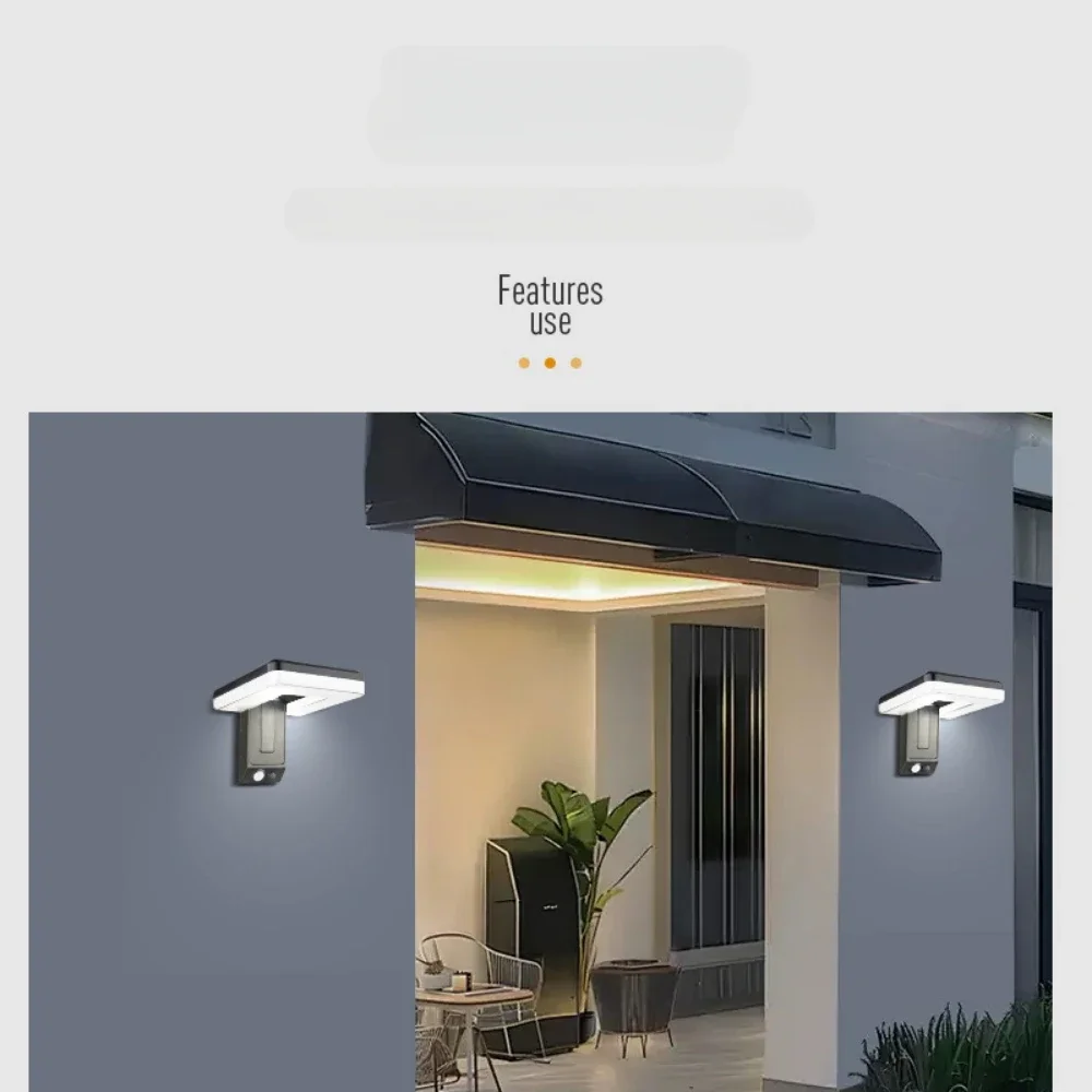 Outdoor LED Solar Licht Smart Motion Sensor Garten Lampe Wasserdichte Wand Lichter für Garten Straße Hof Sicherheit Beleuchtung Laterne