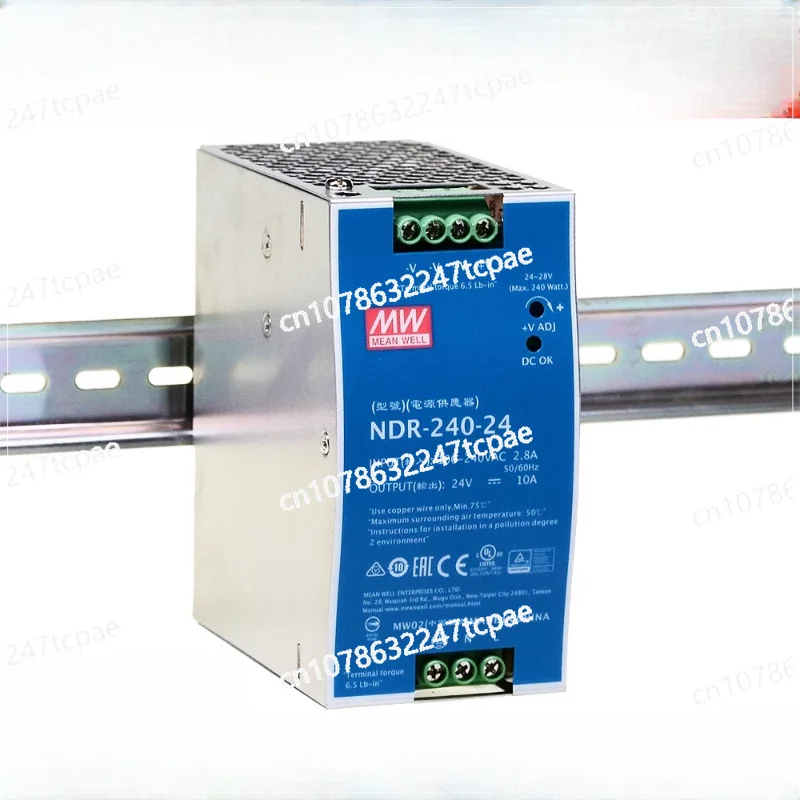 

NDR-240 switching power supply 220V to 24V guide rail 48V DC regulated DRP transformer motor DR one