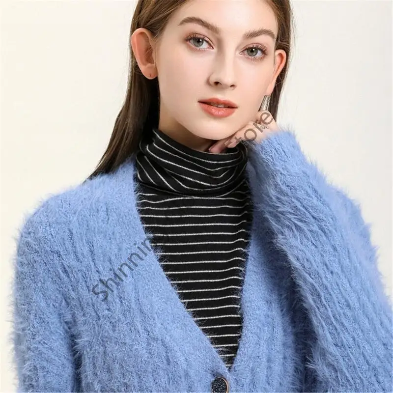 M68a تنفس مخطط فو فو المرتفع الرقبة قابلة للفصل الديكور متعدد الاستخدامات