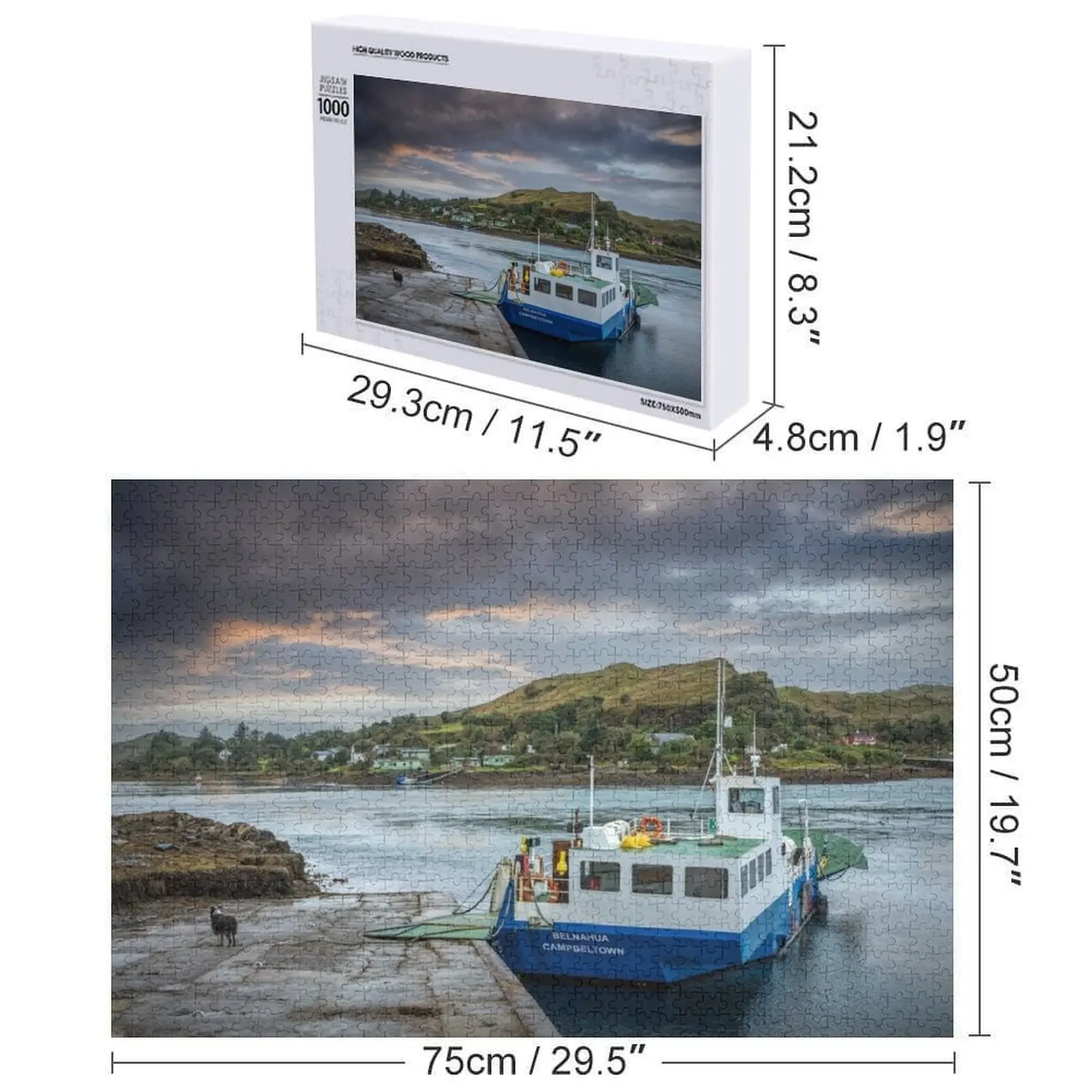 จิ๊กซอว์ควนเฟอร์รี่ จิ๊กซอว์แบบกำหนดเอง ของขวัญส่วนบุคคล เกม จิ๊กซอว์สำหรับเด็ก