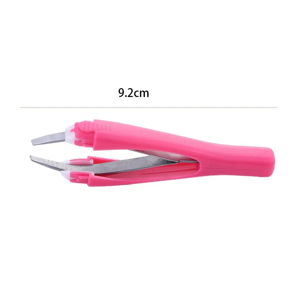 Professional Hair Removal Slant Tip Eyebrow Trimming Eyebrow Pinch Makeup Tool Automatic Eyebrow Tweezer Clip Clamps