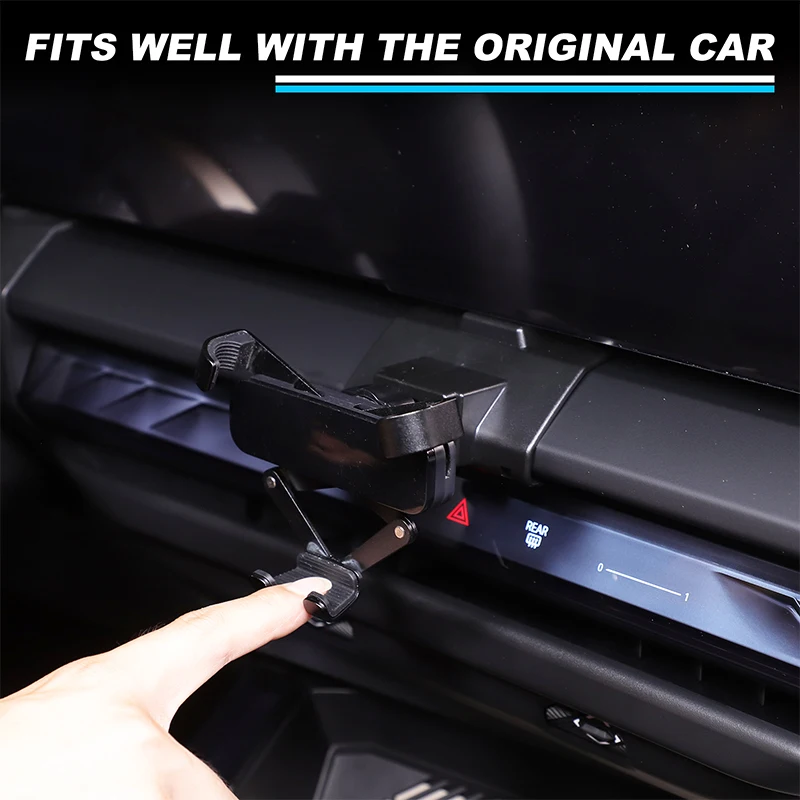 

For BMW X3 2025+ Automotive Interior Control Dual Flash Phone Stand Accessories ABS Automotive Phone Stand