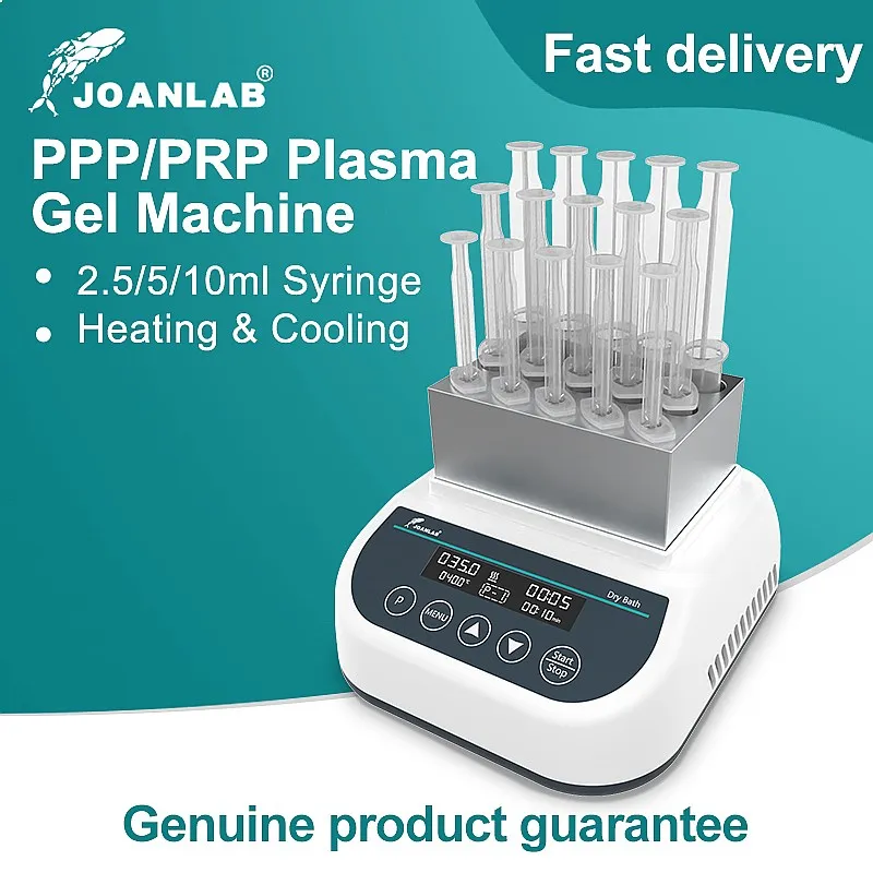 Plasma Gel Machine Portable PRP Heating Gel Maker Bio Filler for 2.5/5/10ml Syringe Beauty DB100G