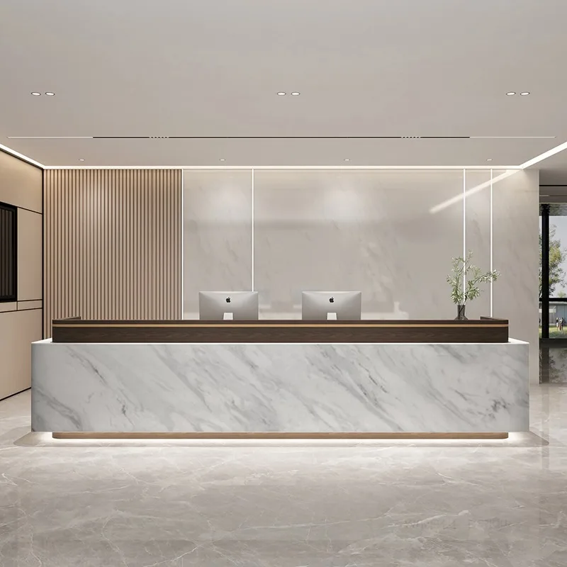 

Shop Unique Reception Desks Restaurant Shelves Modern Organizers Reception Desks Display Company Scrivania Lounge Furniture