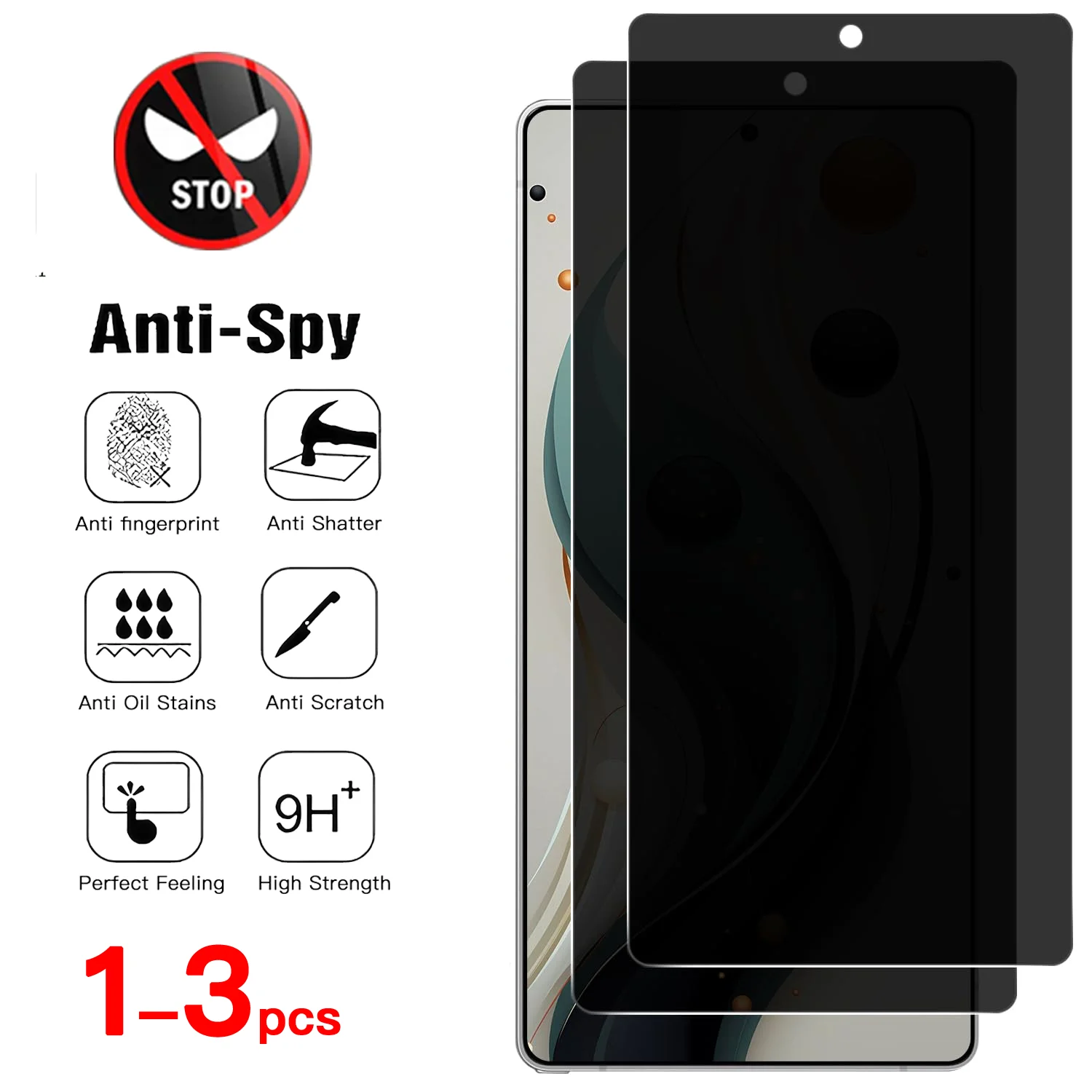 

1-3 шт. антишпионское закаленное стекло для Samsung Galaxy S26 S25 S24 Ultra S23 S22 S21 Plus, защитная пленка для экрана с полным покрытием