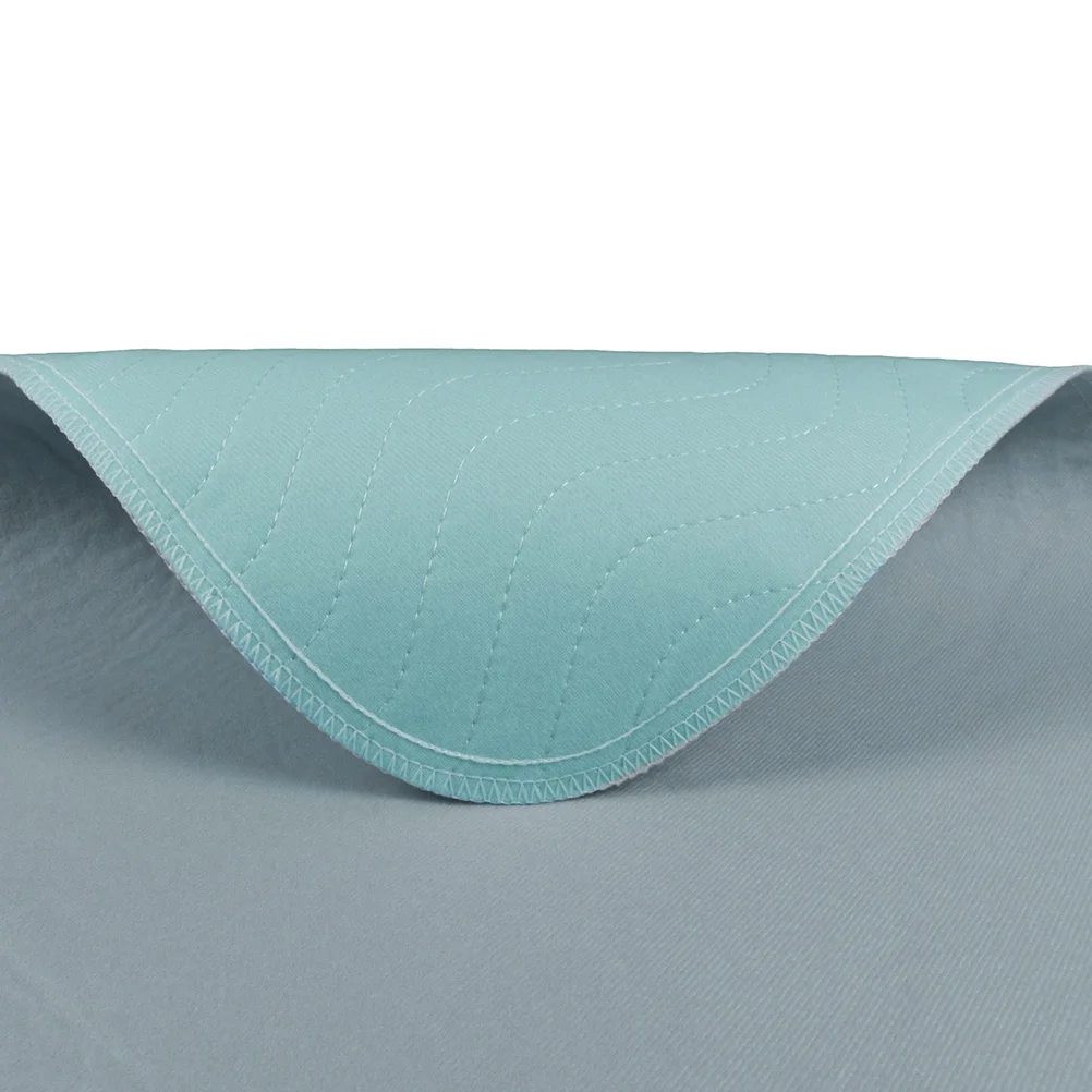 

2 Pcs Incontinence Mattress Pad Super Absorbing and Waterproof Mat for Old People Adults Children Pets 80x90cm (Sky Blue)