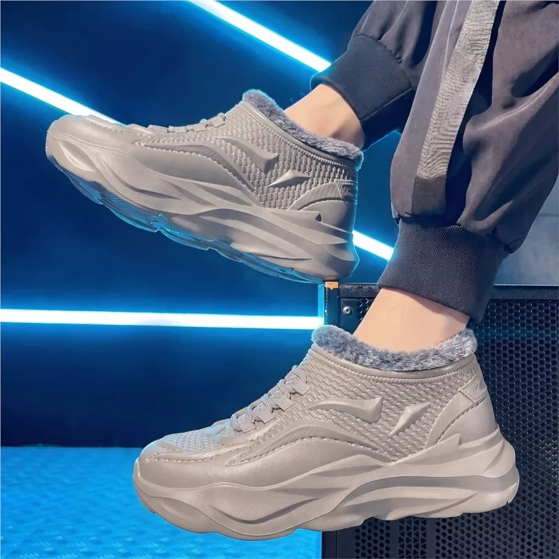 2026 New Winter Men's Shoes Casual Boot Thick bottom Boot and Warm Cotton Boots Comfortable Cold Versatile Resistant Snow Boots