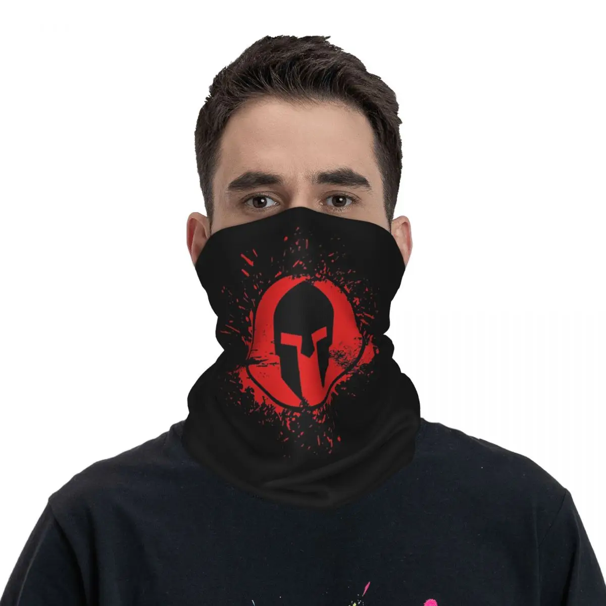 Spartan Race Bandana Neck Gaiter Printed Face Scarf Multifunction Cycling Scarf Running For Men Women Adult All Season