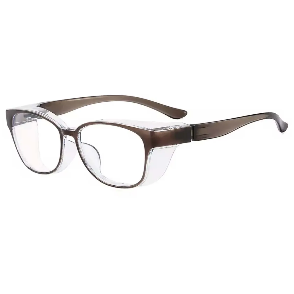 نظارات جديدة شفافة مقاومة للرمال ومضادة للصدمات لركوب الدراجات نظارات آمنة مضادة للضوء الأزرق للرجال والنساء نظارات حماية زرقاء اللون #2