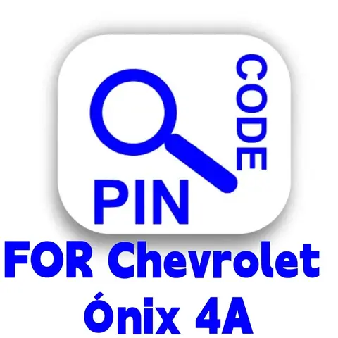CHEVROLET ONIX 4A 칩용 Immo 핀 코드 계산 서비스, 24 자리