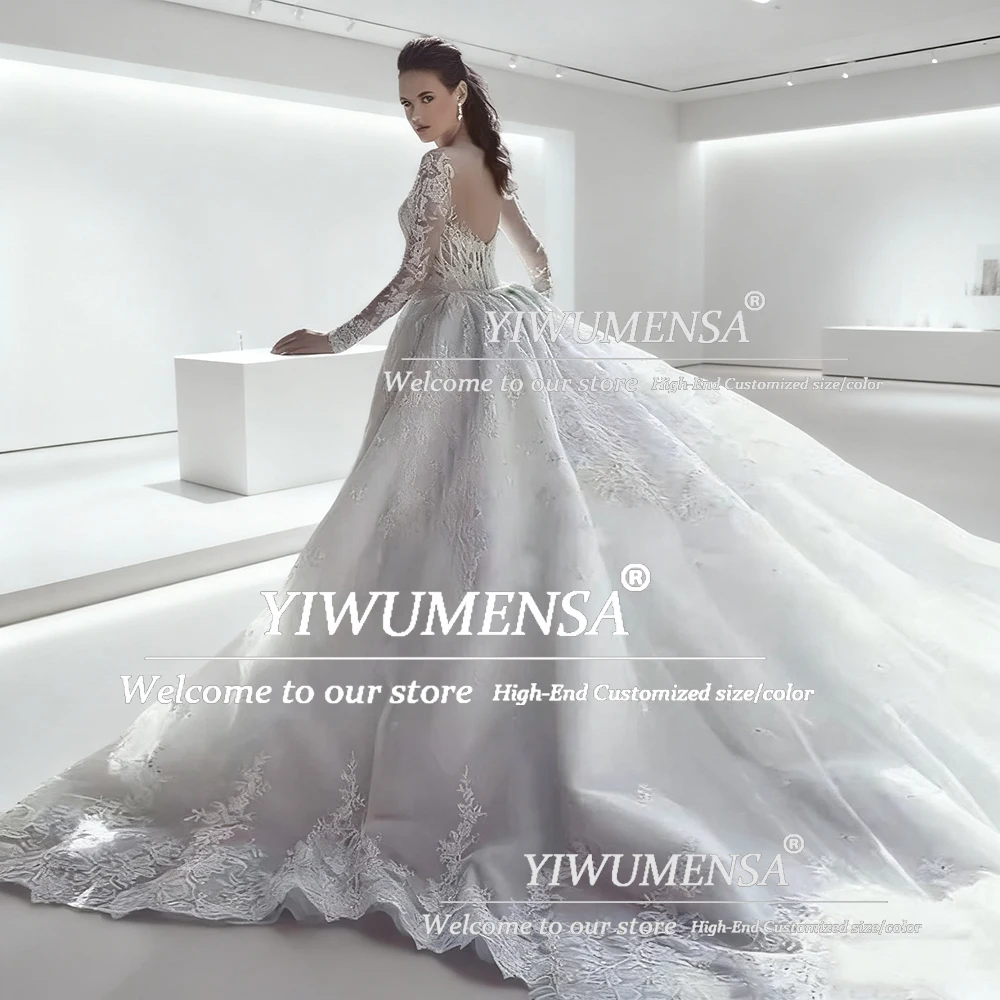Unique Design Mermaid Wedding Dresses Detachable Train Lace Appliques Long Sleeves Bridal Gowns South African Bride Dress 2026