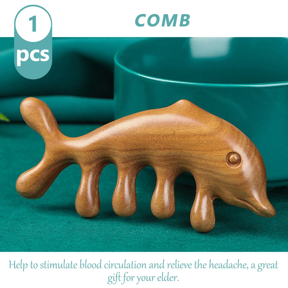 

Premium Massage Sandalwood Scalp Head Comb For Women Men Long-Lasting Durable Wooden Hair Tool Scalp Massaging Comb Comfortable