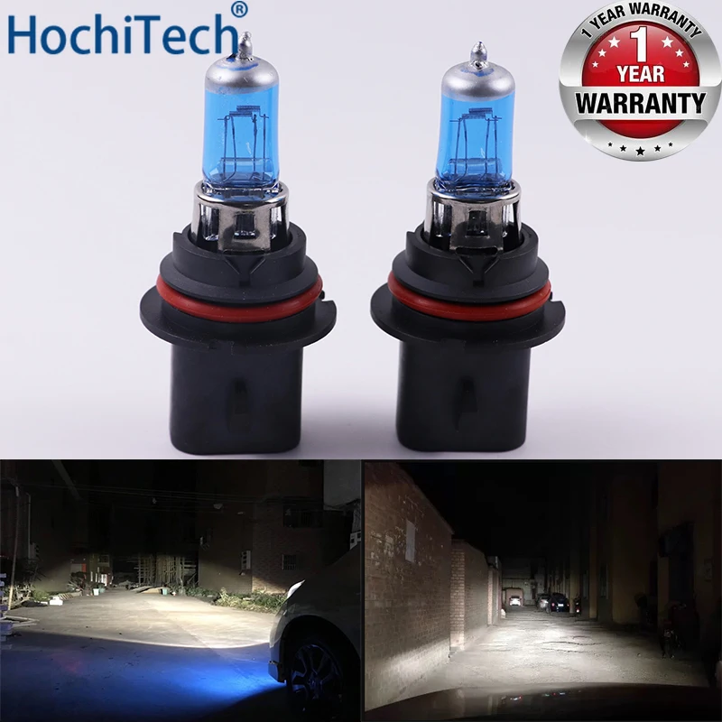 Car Headlight Super Bright gen Bulb 1PCS 9004 HB1 12V 6000K Clear Fog Lights 3000Lm 100W Xenon Dark Blue Driving Lamp