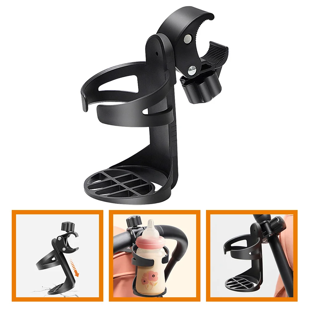 

Stroller Cup Adjustable For Walker Bike Bottle Rack Universal Drink Holder Outdoor Compact Cup Holder For Rolling Walker