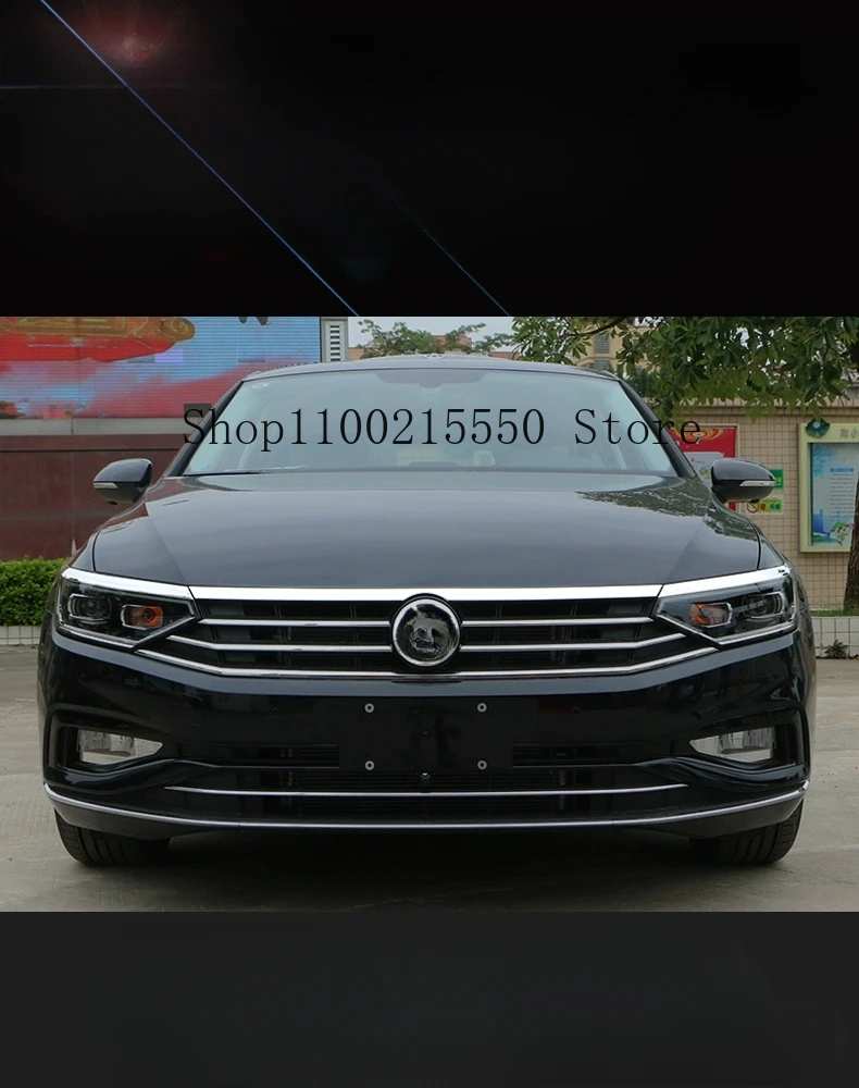 For VW Passat B8 Variant Alltrack 2023-2024 Car Cover Bumper Engine Trim Grid Grill Grille Frame Stick