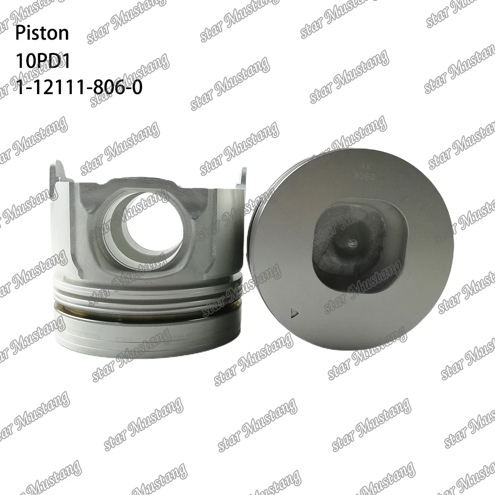 10PD1 Piston 1-12111-806-0 Suitable For Isuzu Engine Parts