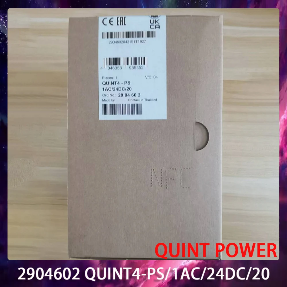 

2904602 QUINT4-PS/1AC/24DC/20 QUINT POWER Power Supply Output 24VDC/20A