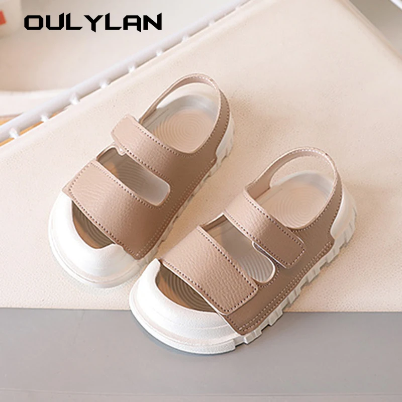 Children's Sandals Sports Casual Non-slip Soft Sole Breathable Comfortable Boys and Girls Sandals Size 21-35