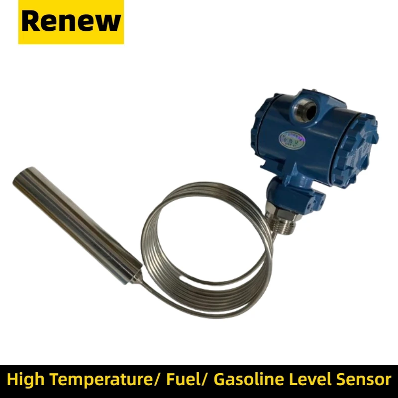 0-20M Submersible Liquid Level Sensor High Temperature Resistant Boiled Water Stainless Steel Fuel Level Transmitter 4-20mA