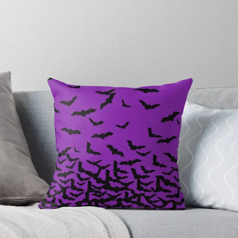 

Purple Bats Throw Pillow covers for pillows Decorative pillowcase Christmas Pillowcase pillowcases for sofa cushions pillow