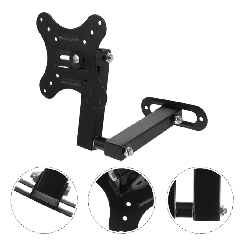 

Durable-Wall Mount Bracket Rotated Holder Mounts Universal 14 To 27 Inch Adjustable LCD LED Monitor Flat Panel,Wall Mount Bracke