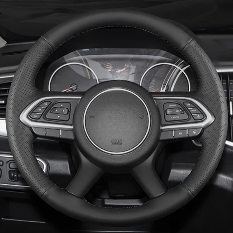 Car Steering Wheel Cover Braid Artificial Leather For GREAT WALL POWER GWM Ute 2021 DIY Steering-Wheel Cover Wrap
