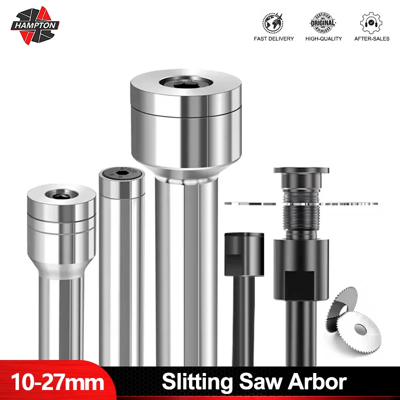 

HAMPTON 1PC Saw Blade Arbor 10/16/25.4/27mm Cutting Tool Connecting Rod Holder CNC Slotting Machining Metal Cutting Tool