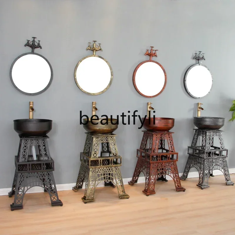 

smt03A ss Новый креативный промышленный ветровой умывальник в стиле ретро, барный умывальник, персонализированный s03
