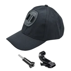 Baseball Hat Mount J-Hook Quick Release Buckle Holder for GoPro Hero 13 12 11 10 9 8 SJCAM AKASO insta360 DJI OSMO Action Camera