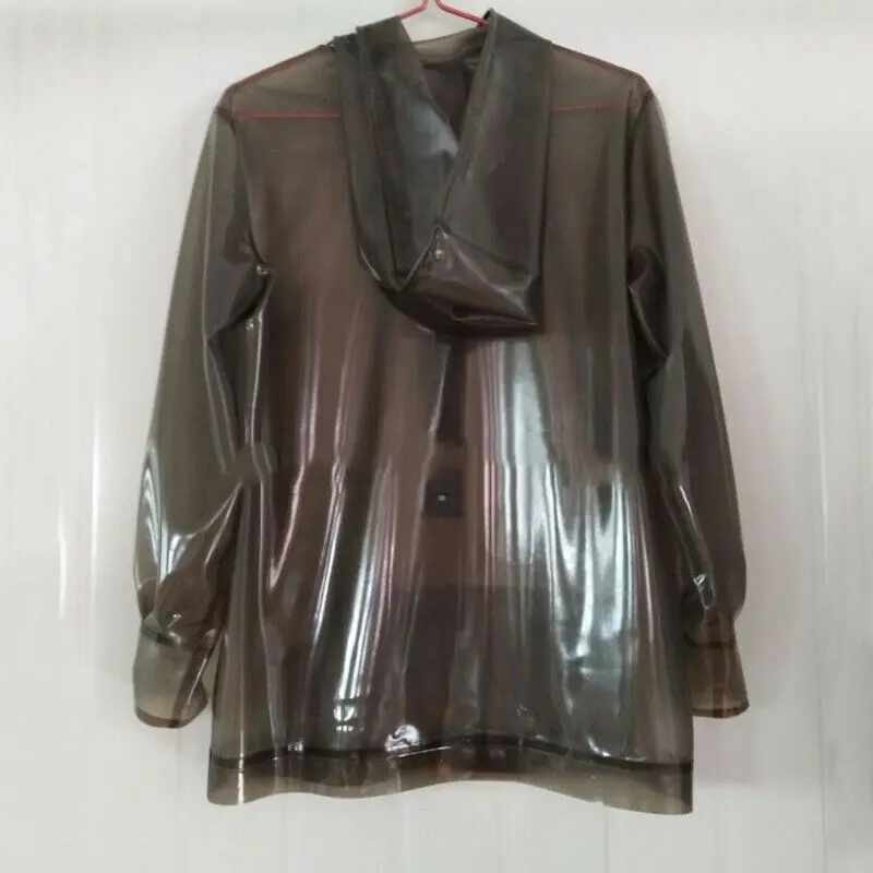 Latex Rubber Jacke Top schwarze Sport Größe S-XXL Jacket Gummi Handgemacht club