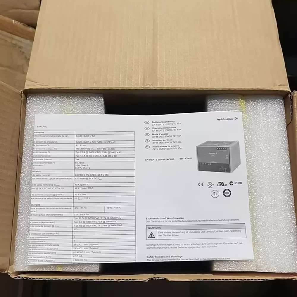 CP M SNT3 1000W 24V 40A Switch Power Supply 8951420010