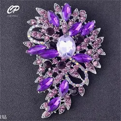 Crystal Trend Brooch Temperament Rhinestone Water Drop Corsage Women's Clothing Accessories Gift