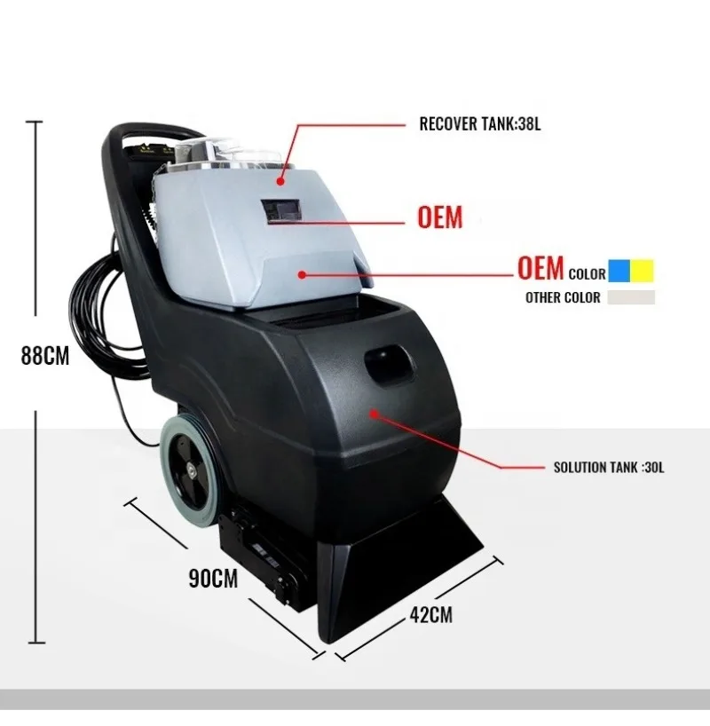 MLEE 300 Commercial Wet and Dry Vacuum Cleaner Multifunctional Sofa Chair Carpet Extractor
